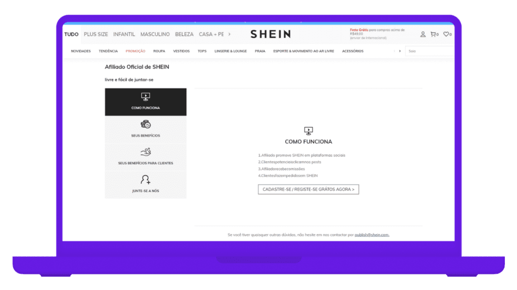 Como Se Tornar um Afiliado da Shein em Angola: Guia Completo para 2024
